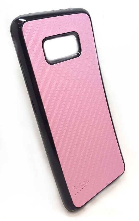 Samsung Galaxy S8 - Beeyo Carbon Bakstycket - Rosa