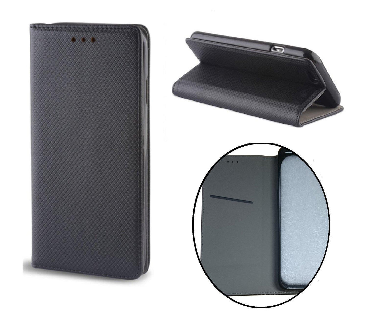 Sony Xperia 1 II - Smart Magnet Fodral Mobilplånbok - Svart