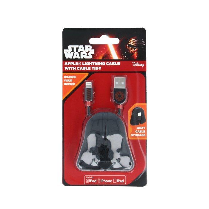 Star Wars Darth Vader Lightning kabel för iPhone iPad iPod