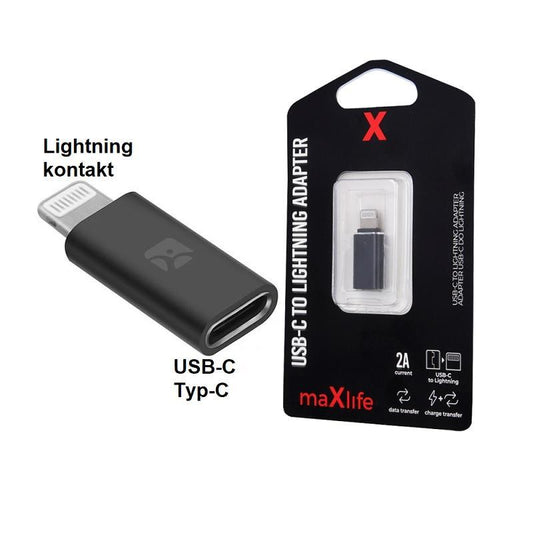 USB-C / Typ-C till Lightning Adapter - Laddning / Dataöverföring