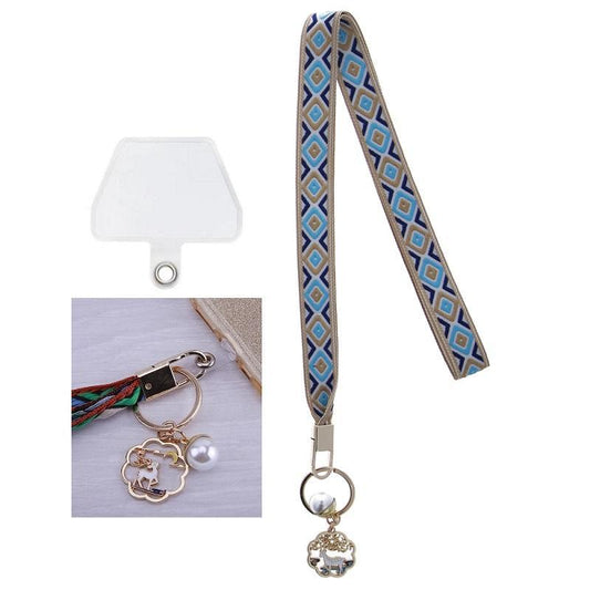 Universal Fancy Neck Strap Lanyards Rope för Mobile / Nycklar