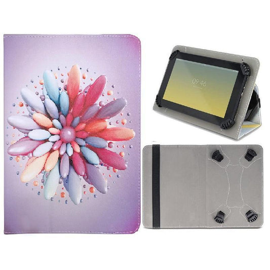 Universal Flip Fodral till 9-10.2" tum Surfplattor Candy Flower