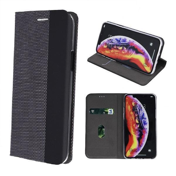 iPhone 11 Pro Max - Smart Senso Fodral Mobilplånbok - Grå/Svart