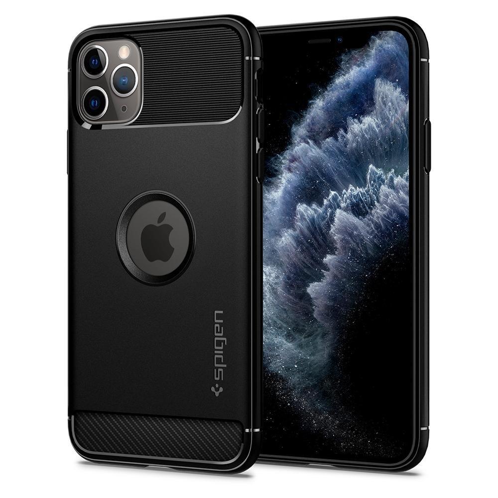 iPhone 11 - SPIGEN Rugged Armor Skal - Mattsvart