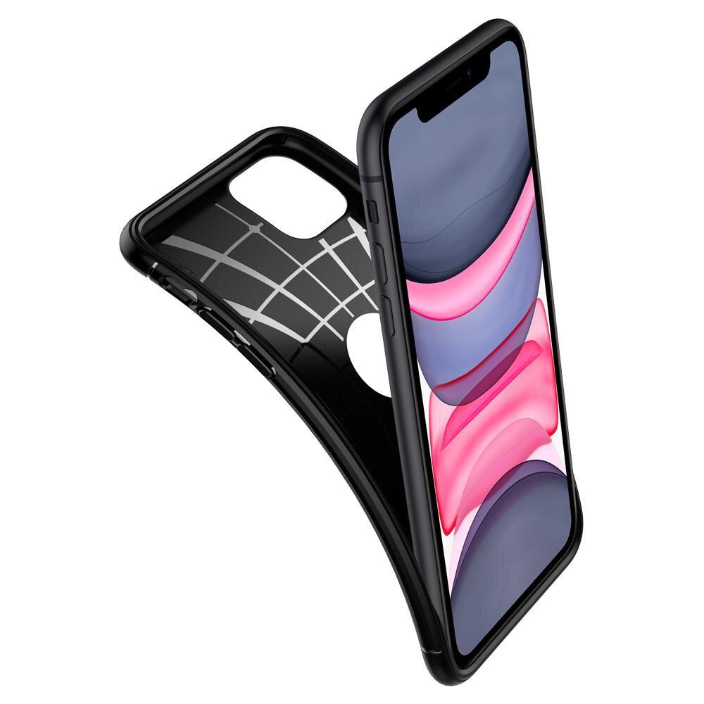 iPhone 11 - SPIGEN Rugged Armor Skal - Mattsvart