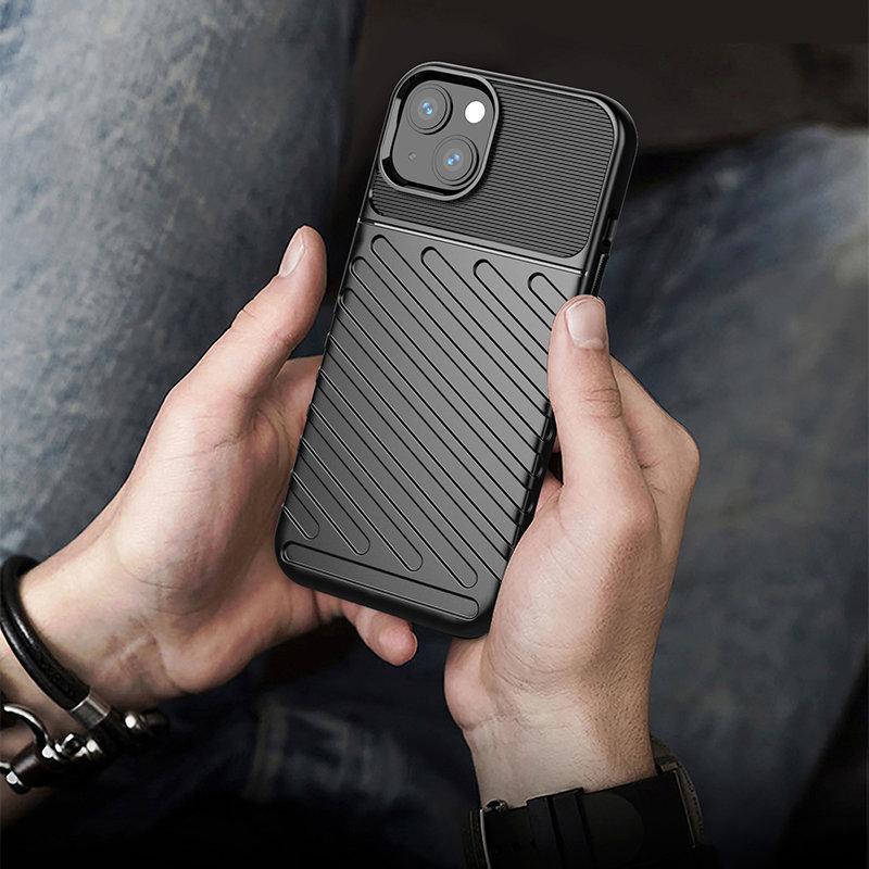 iPhone 13 Mini - Thunder Flexible Rugged Slim Skal  - Svart