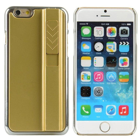 iPhone 6 / 6S - Bakstycket med Inbyggd Cigarettändare - Guld