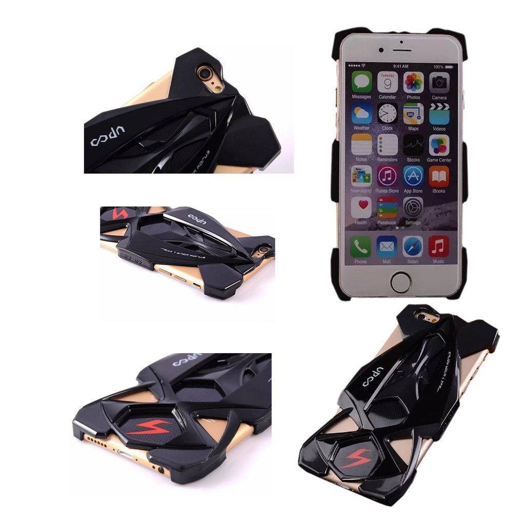 iPhone 6 / 6s - 3D F1-Racing Bil Skal Bakstycket - Svart