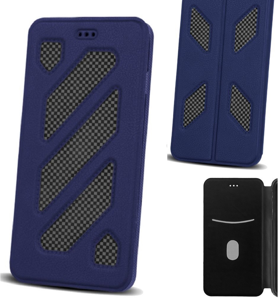 iPhone 6 / 6s - Smart Solid Case Mobilplånbok - Blå