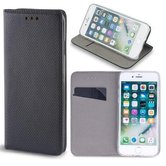 iPhone 6 / iPhone 6s - Smart Magnet Case Mobilplånbok - Svart