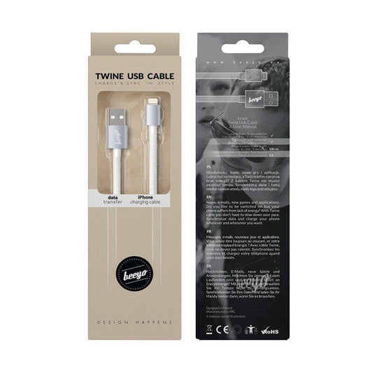 iPhone Snabbladdning Lightning kabel för iPhone / iPad - Vit